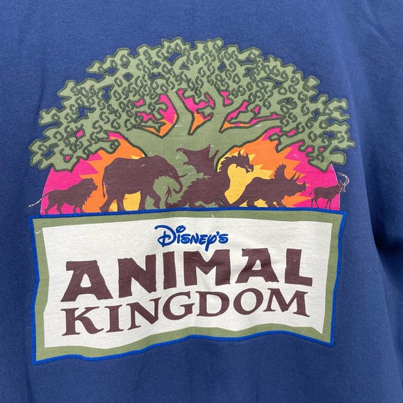 Vintage 90s Walt Disney World Animal Kingdom double sided crewneck sweatshirt - Picture 2 of 8